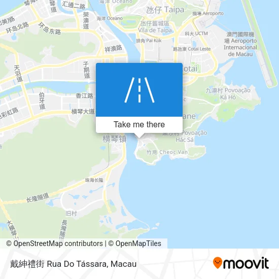戴紳禮街 Rua Do Tássara map
