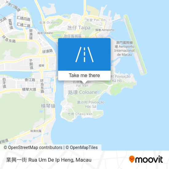 業興一街 Rua Um De Ip Heng map