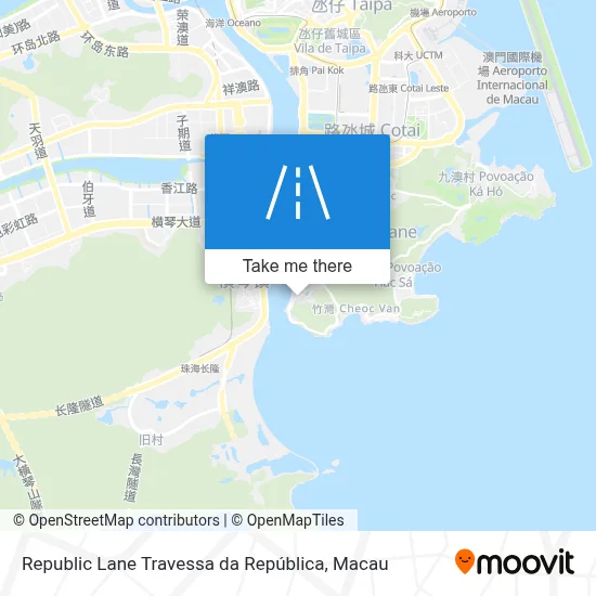 Republic Lane Travessa da República map