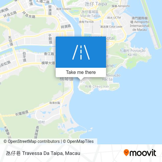 氹仔巷 Travessa Da Taipa map