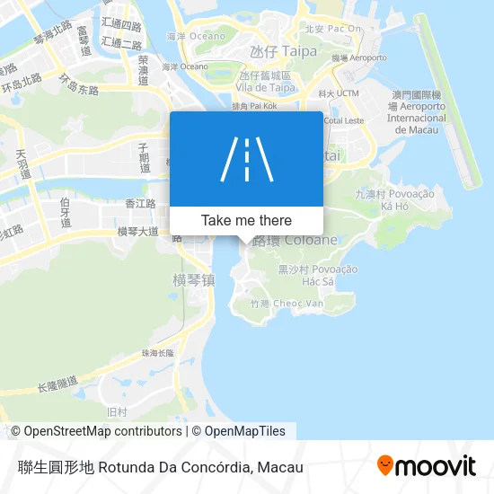聯生圓形地 Rotunda Da Concórdia map