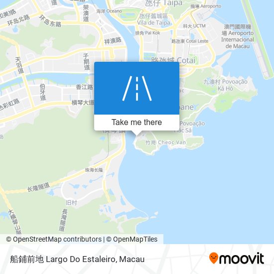 船鋪前地 Largo Do Estaleiro地圖