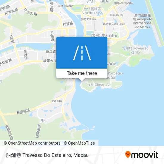 船鋪巷 Travessa Do Estaleiro地圖