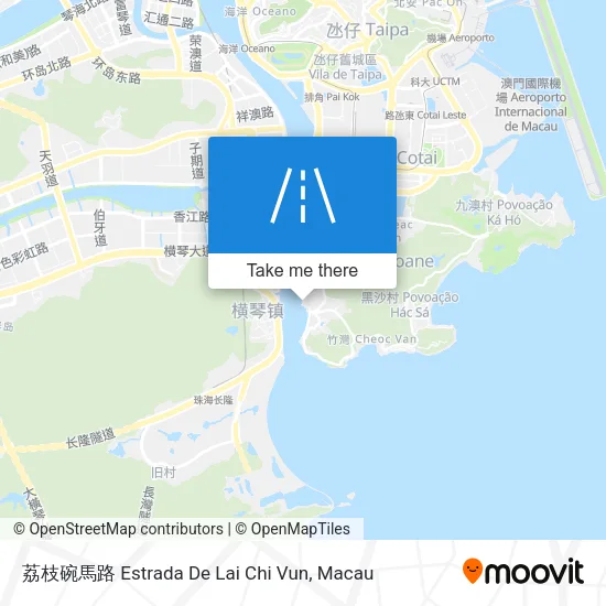 荔枝碗馬路 Estrada De Lai Chi Vun map