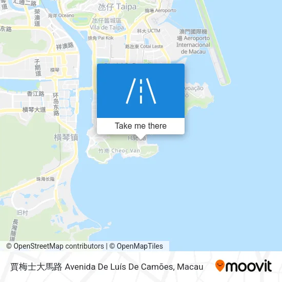 賈梅士大馬路 Avenida De Luís De Camões地圖