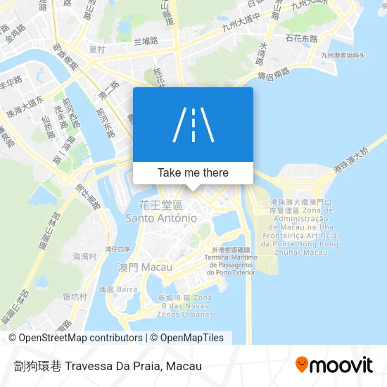 劏狗環巷 Travessa Da Praia map