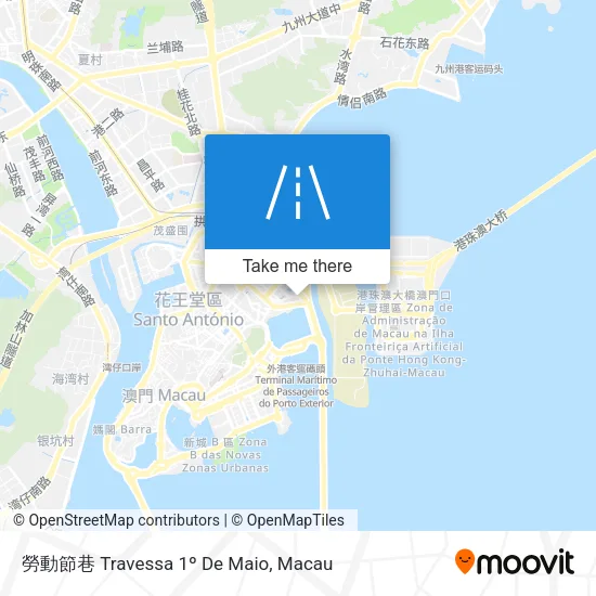 勞動節巷 Travessa 1º De Maio map