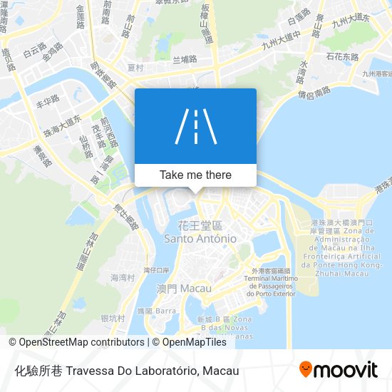 化驗所巷 Travessa Do Laboratório地圖