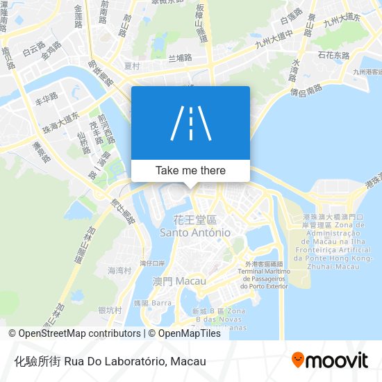化驗所街 Rua Do Laboratório map