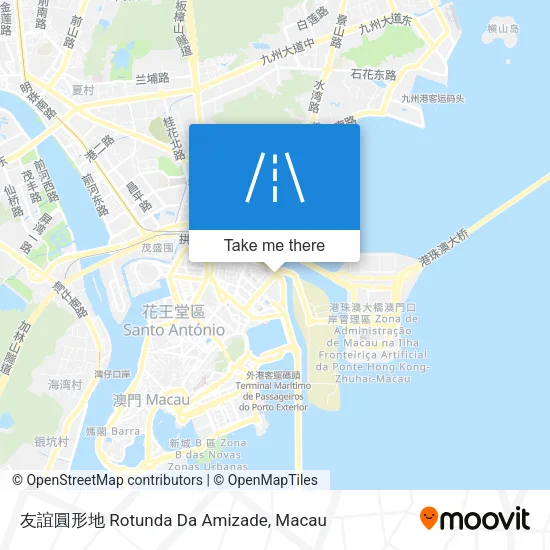 友誼圓形地 Rotunda Da Amizade map