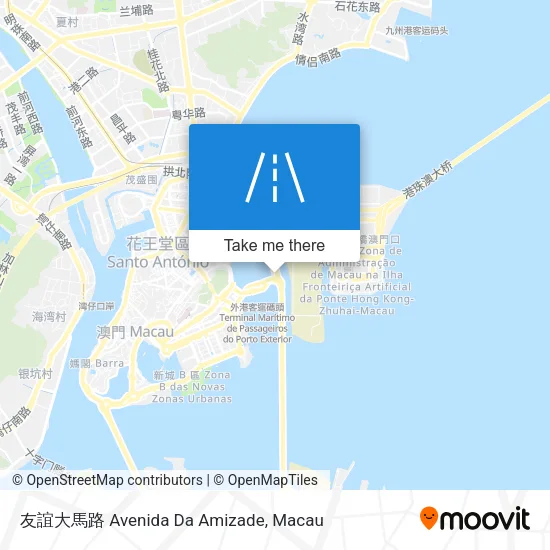 友誼大馬路 Avenida Da Amizade map