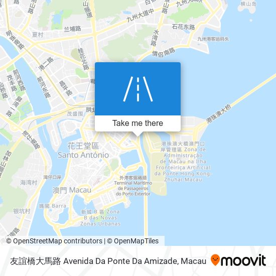 友誼橋大馬路 Avenida Da Ponte Da Amizade地圖