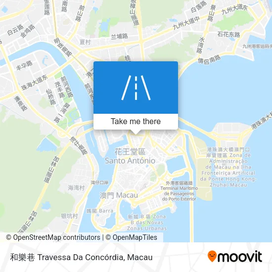 和樂巷 Travessa Da Concórdia map
