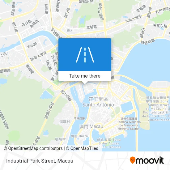 工業園街 Rua Do Parque Industrial地圖