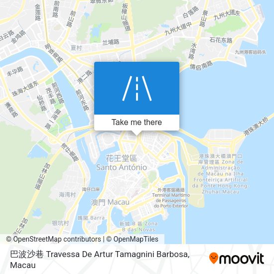 巴波沙巷 Travessa De Artur Tamagnini Barbosa地圖