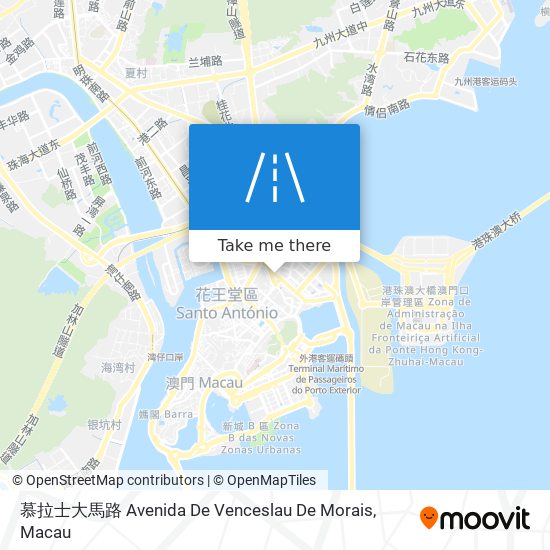 慕拉士大馬路 Avenida De Venceslau De Morais map