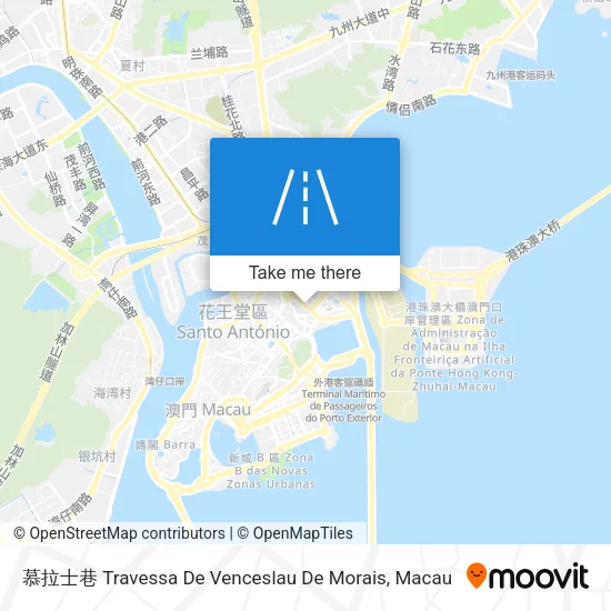 慕拉士巷 Travessa De Venceslau De Morais地圖
