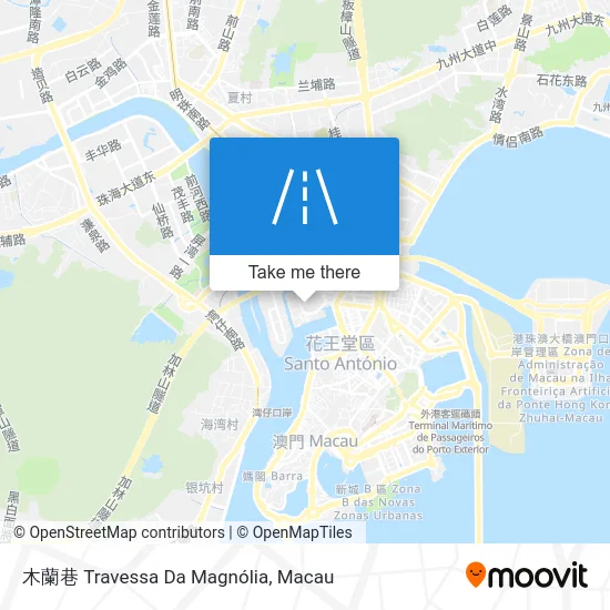 木蘭巷 Travessa Da Magnólia map
