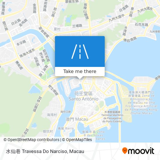 水仙巷 Travessa Do Narciso map