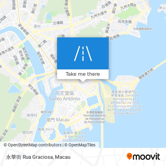 永華街 Rua Graciosa map