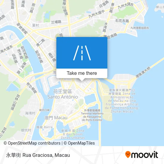 永華街 Rua Graciosa map