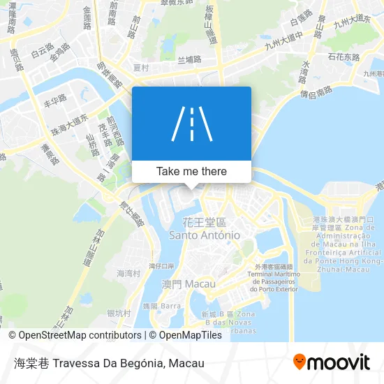 海棠巷 Travessa Da Begónia map