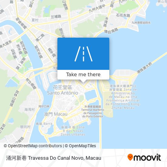 涌河新巷 Travessa Do Canal Novo map