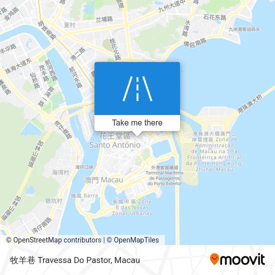 牧羊巷 Travessa Do Pastor map