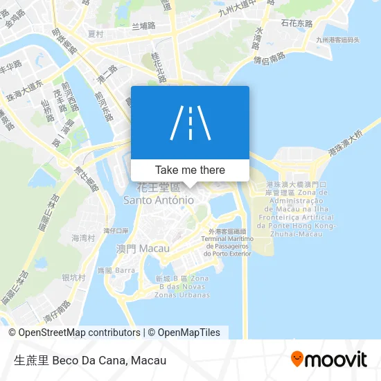 生蔗里 Beco Da Cana map