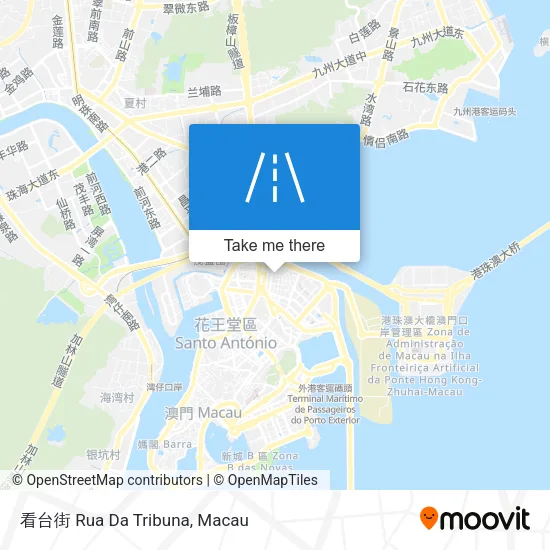 看台街 Rua Da Tribuna map