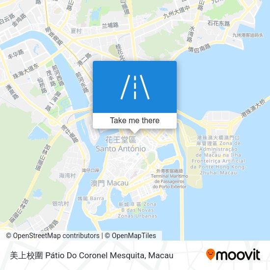 美上校圍 Pátio Do Coronel Mesquita map