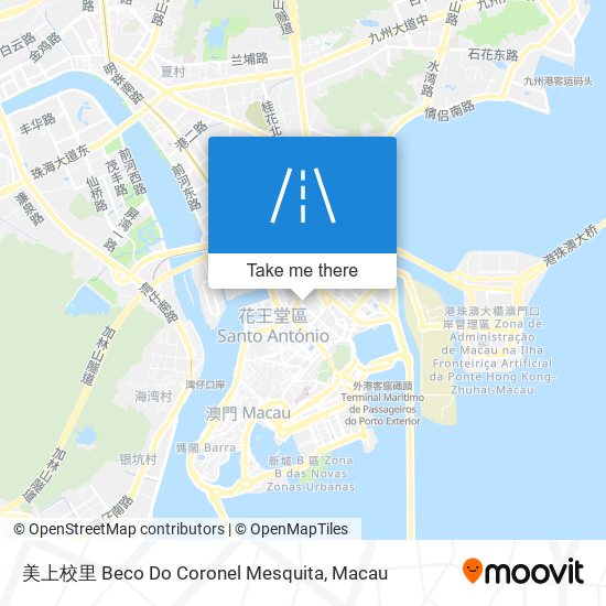 美上校里 Beco Do Coronel Mesquita地圖