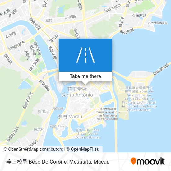 美上校里 Beco Do Coronel Mesquita map