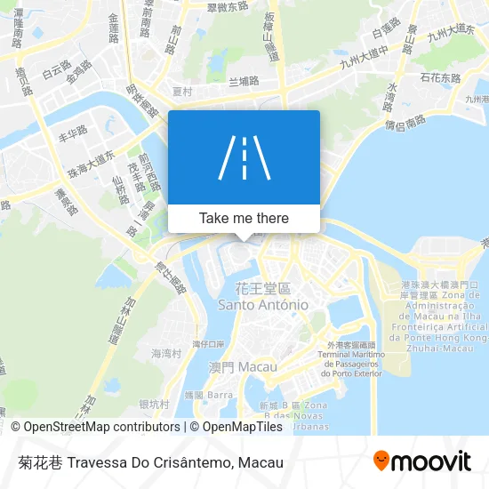 菊花巷 Travessa Do Crisântemo地圖