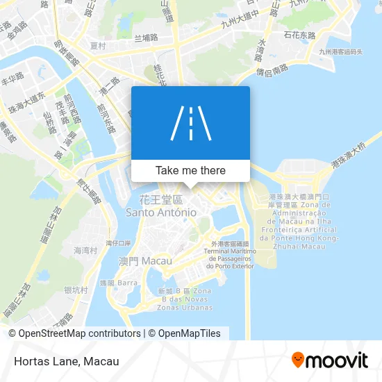 菜園巷 Travessa Das Hortas地圖