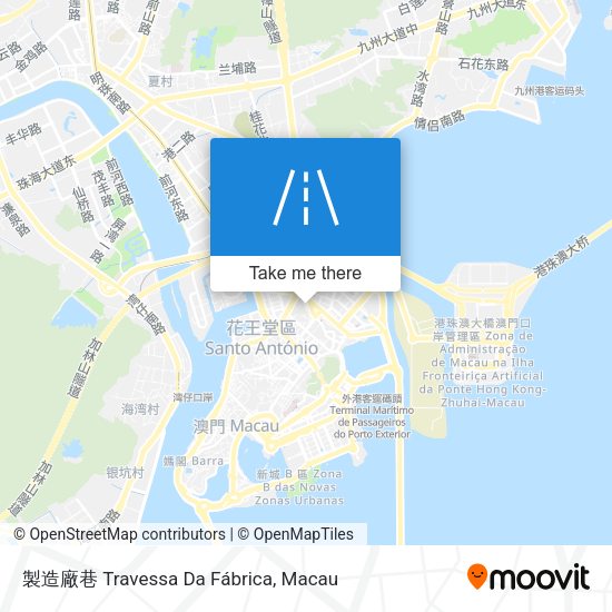 製造廠巷 Travessa Da Fábrica map