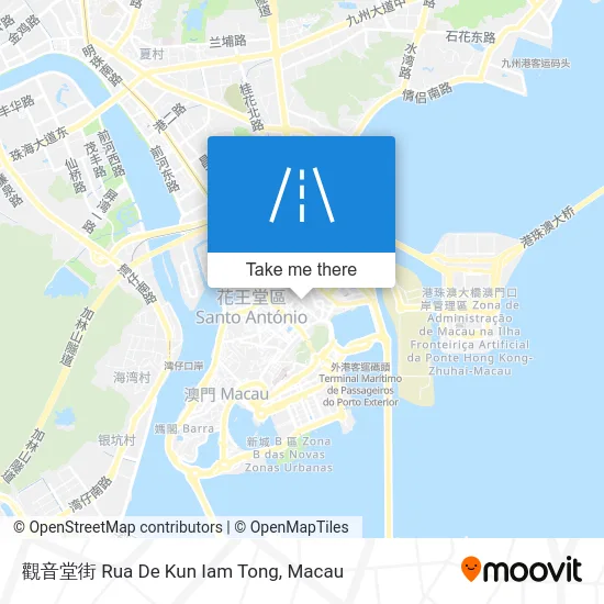 觀音堂街 Rua De Kun Iam Tong map