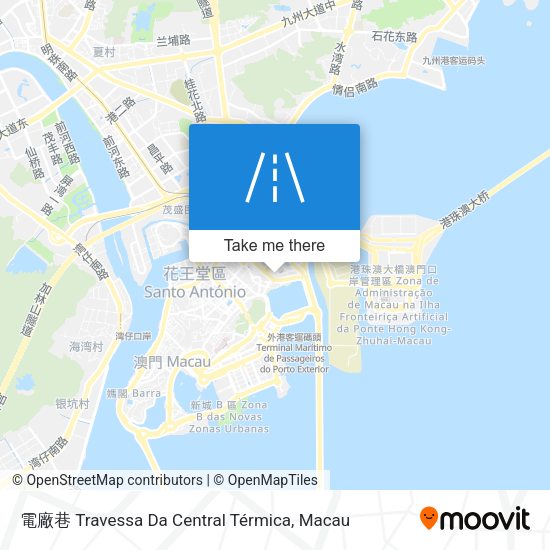 電廠巷 Travessa Da Central Térmica map