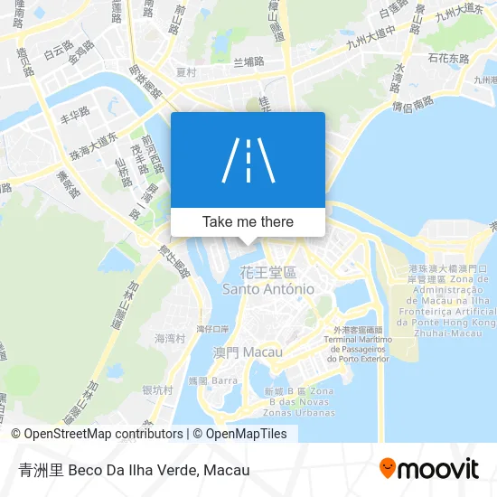 青洲里 Beco Da Ilha Verde map