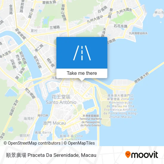 順景廣場 Praceta Da Serenidade map