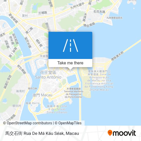 馬交石街 Rua De Má Káu Séak地圖