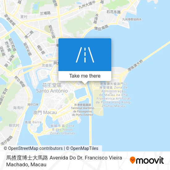 馬揸度博士大馬路 Avenida Do Dr. Francisco Vieira Machado地圖