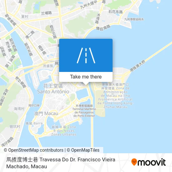 馬揸度博士巷 Travessa Do Dr. Francisco Vieira Machado map