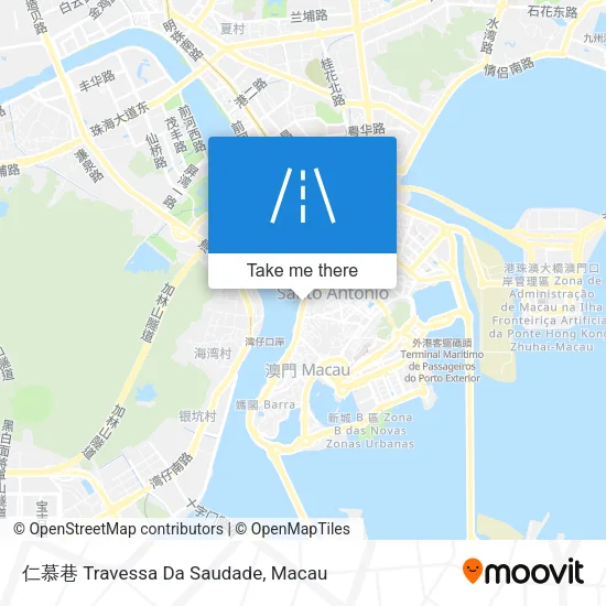 仁慕巷 Travessa Da Saudade map
