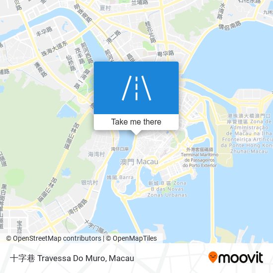 十字巷 Travessa Do Muro map