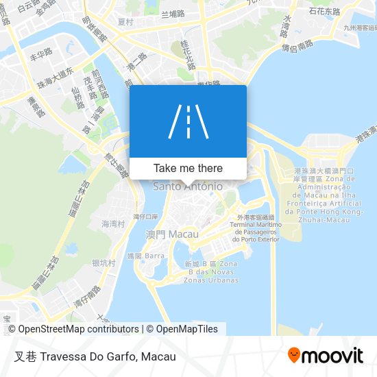 叉巷 Travessa Do Garfo map