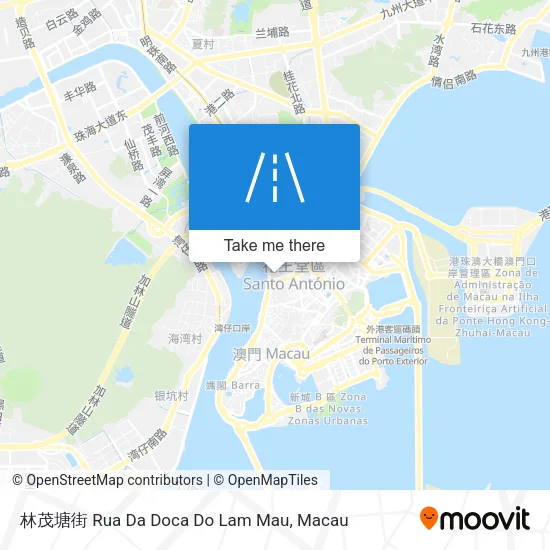 林茂塘街 Rua Da Doca Do Lam Mau map
