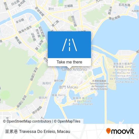 罣累巷 Travessa Do Enleio地圖