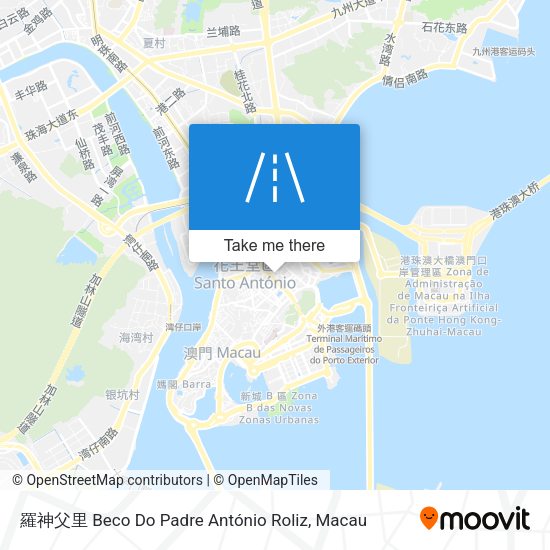 羅神父里 Beco Do Padre António Roliz map