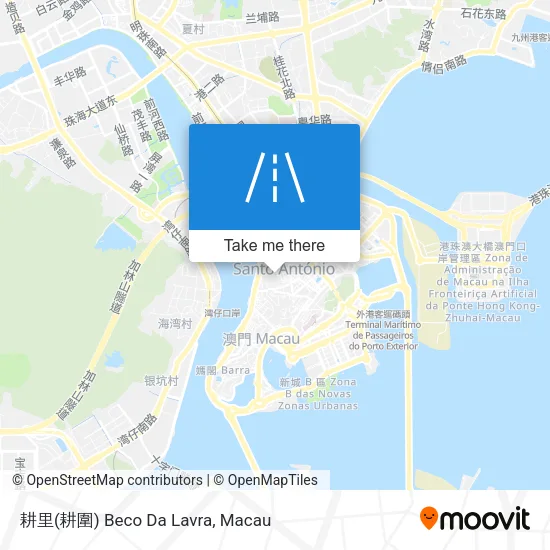 耕里(耕圍) Beco Da Lavra map